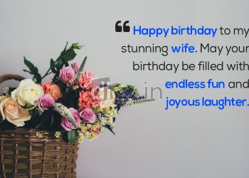 Happy birthday my dear wife