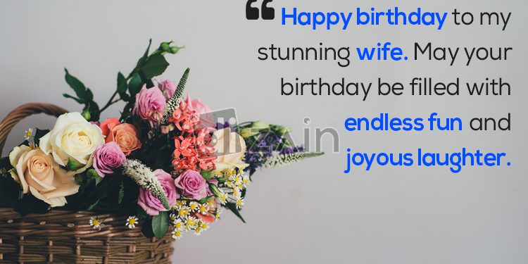 Happy birthday my dear wife