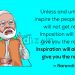Narendra modi quotes-unless and until you inspire
