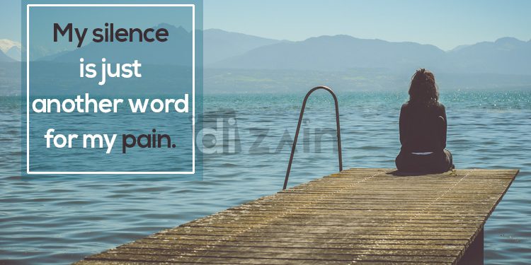 Sad whatsapp status quotes-my silence