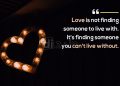 Strong love quotes-love is not finding