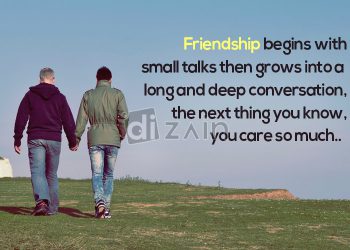 Heartwarming quotes about best friends-friendship begins with small talks