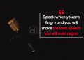 Anger management quotes-speak when you are angry