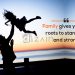 Best inspirational family quotes-family gives you the roots