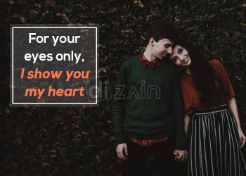 Heart love quotes-for your eyes only