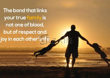Respect quotes for family-the bond that links