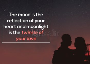 Romantic quotes for sweetheart-the moon