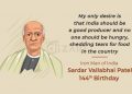 Happy 144th birthday Sardar Vallabhai Patel