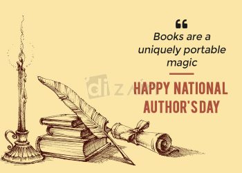 Happy national authors day wishes 2019