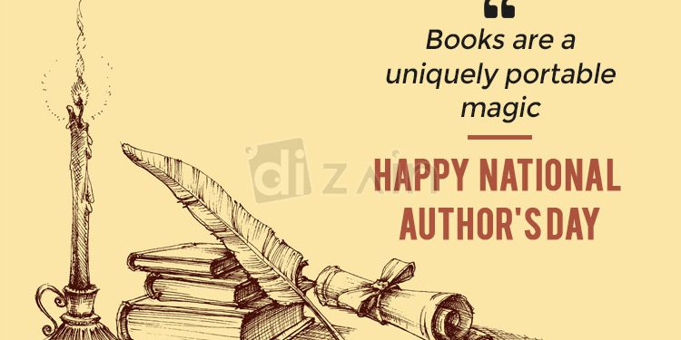 Happy national authors day wishes 2019