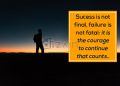 Inspirational quotes about failure-sucess is not final