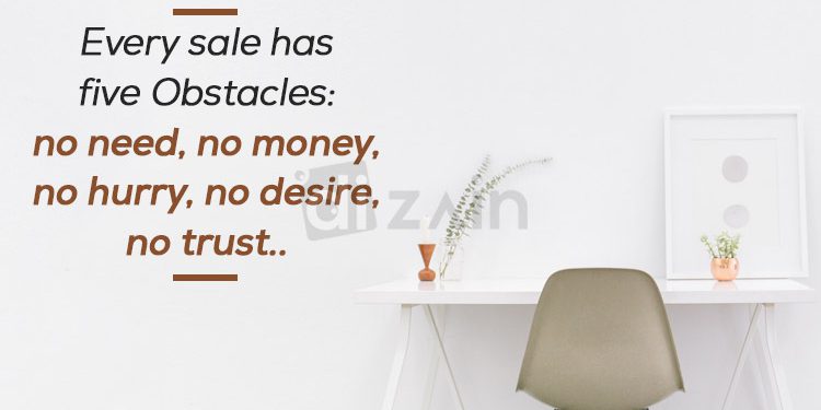 Greatest motivational sales quotes-every sale has five