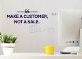 Motivational sales goal quotes-make a customer