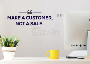 Motivational sales goal quotes-make a customer