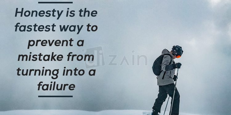 Best failure quotes-honesty is the fastest way