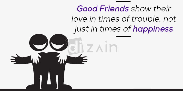 Good friends quotes-good friends show their