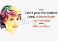 Princess Diana quotes-I dont go by the rulebook
