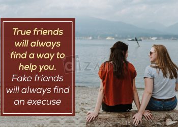 True and fake friends quotes-true friends will always