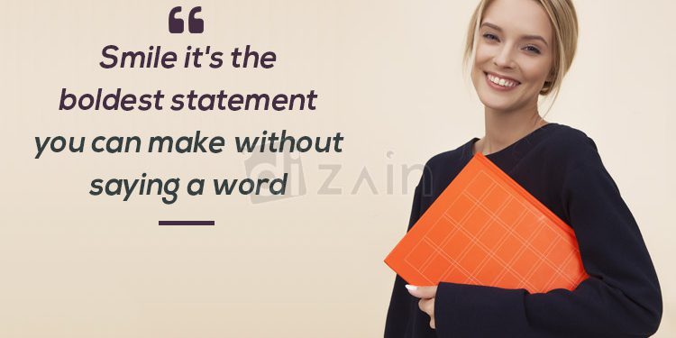 Cute smile quotes-smile its the boldest