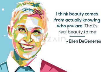 Ellen DeGeneres quotes-i think beauty