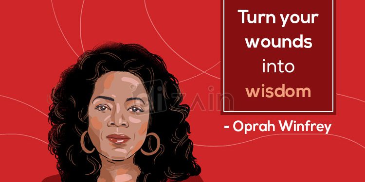 Oprah Winfrey quotes-turn your wounds