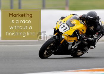 Powerful marketing quotes-marketing is a race
