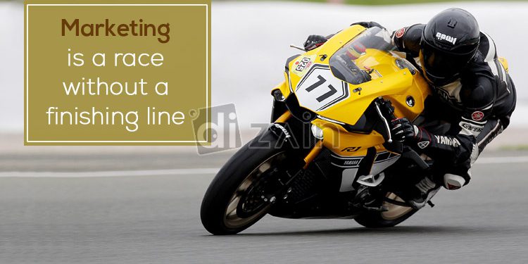 Powerful marketing quotes-marketing is a race