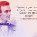 Abraham Lincoln Quotes-No man is good
