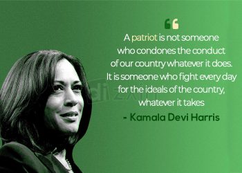 Kamala Devi Harris Quotes-A patriot is not someone