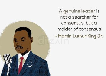 Martin Luther King, Jr quotes-A genuine leader