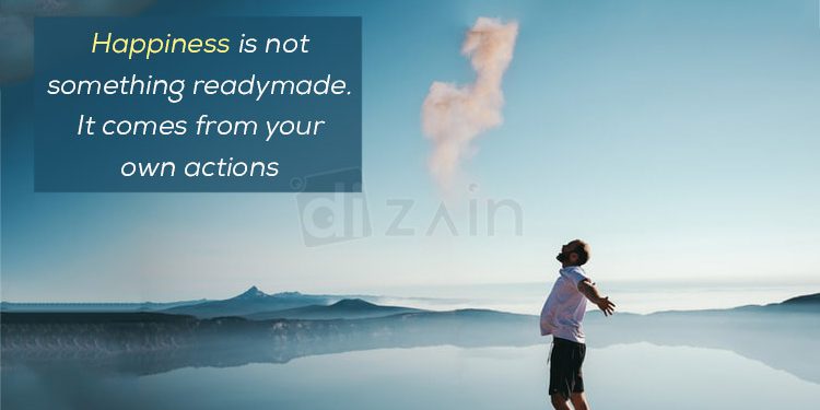 Positive Attitude Quotes-Happiness is not something