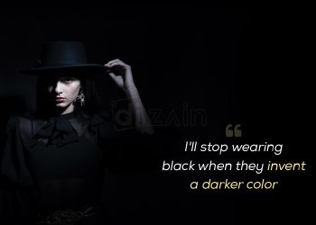 Black Dress Wear Quotes-I will stop wearing black
