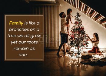 Cute family quotes-family is like a branches