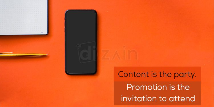 Great promotion quotes-Content is the party