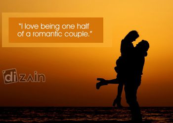 Cute Romantic Love Quotes-I love being one half
