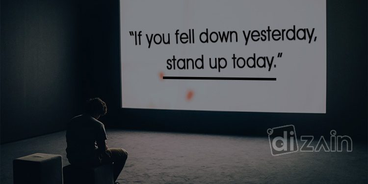 Awesomely Inspiring Quotes about Failure-If you fell down