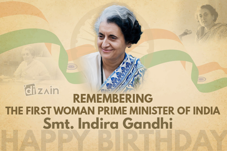 Happy Birthday Indira Gandhi - Indira Gandhi Birthday Wishes | Dizain